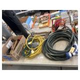 Garden Hose, Ext. Cords, Jumper Cables