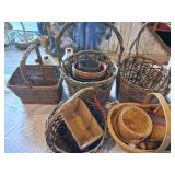 Wicker and Wood Baskets