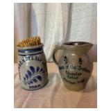 (2) Church of the Brethren Stoneware Pieces