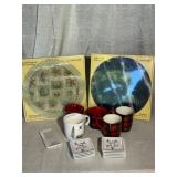CounterArt Tempered Glass Lazy Susans and Mugs