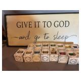 Inspirational Sign and Commemorative Ornaments