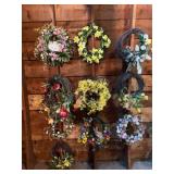 Artificial Floral and Easter Wreaths
