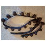 Leather Strap with Metal Sleigh Bells