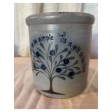 Stoneware Crock Church of the Brethren 1995