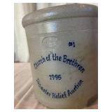Church of the Brethren 1995 Stoneware Crock