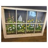 Painted Window Pane by Elsie Beiler 2004