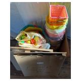 Plastic Easter Baskets and Eggs Assortment