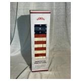 American Flag Tumbling Tower Game