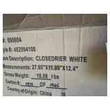 JM Close Drier Drying System White
