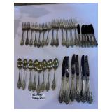 32-Piece Wallace Sterling Silver Flatware Set
