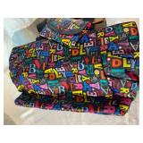 Vera Bradley Colorful Letter Print Bag Set
