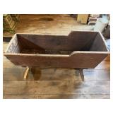 Rectangular Wooden Rocking Cradle