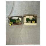 John Deere 1935 BR and 1992 LA Model Tractors