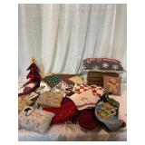 Christmas Quilted Decor and Stockings