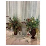 Artificial Floral Arrangements in Vases