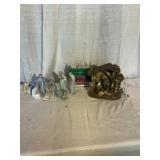 Porcelain and Resin Nativity Figure Sets
