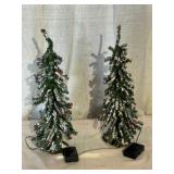 Artificial Flocked Christmas Trees
