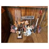 Patriotic and Garden Decor Items