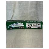 Hess Dump Truck/ Loader, RV w/ ATV and Motorbike