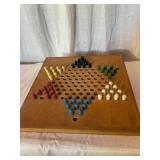Wooden Chinese Checkers Board Game Set
