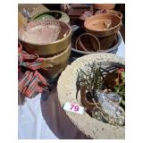 Ceramic and Concrete Planters