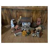 Wooden and Metal Decorative Birdhouses