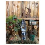 Metal and Wood Christmas Decor