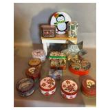 Holiday and Decorative Tin Containers