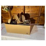 Wicker Baskets and Metal Items