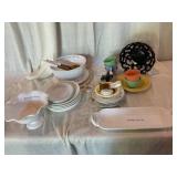 Ceramic Serving Dishes and Utensils