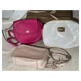 (3) Unautheticated Michael Kors Crossbody Handbags