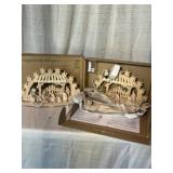 RATAGS Holzdesign Wooden Nativity Schwibbogen