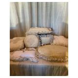 Lace and Embroidered Decorative Pillows