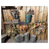 Autumn Themed Wreaths and Arrangements