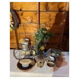 Garden Decor and Planters Lot