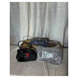 Handbag Lot: Sequin, Denim, Patent