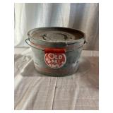 Old Pal Galvanized Minnow Bucket