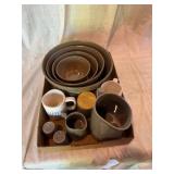 Ceramic Kitchenware Including Mugs and Bowls