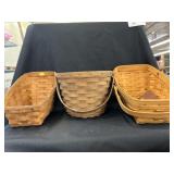 (3) Longaberger Baskets