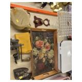 Flat Irons, Cake Stand & Serving Tray