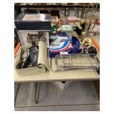 Car Vac, Fireplace Set & Shopping Cart