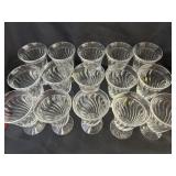 (24) Fostoria Colony Swirl Goblets