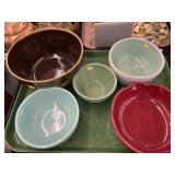 Asst. Earthenware Mixing Bowls