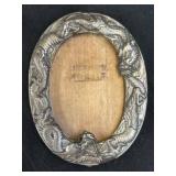 Oriental Silver Plate Photo Frame