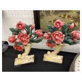 (2) Cast Metal Doorstops