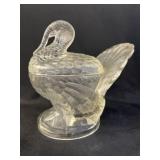 Glass Turkey Canister