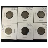 (6) V Nickels