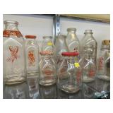 Asst. Lancaster Co. Milk Bottles