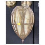 Slag Glass Hanging Light