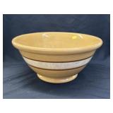 Yellowware Banded Mixing Bowl